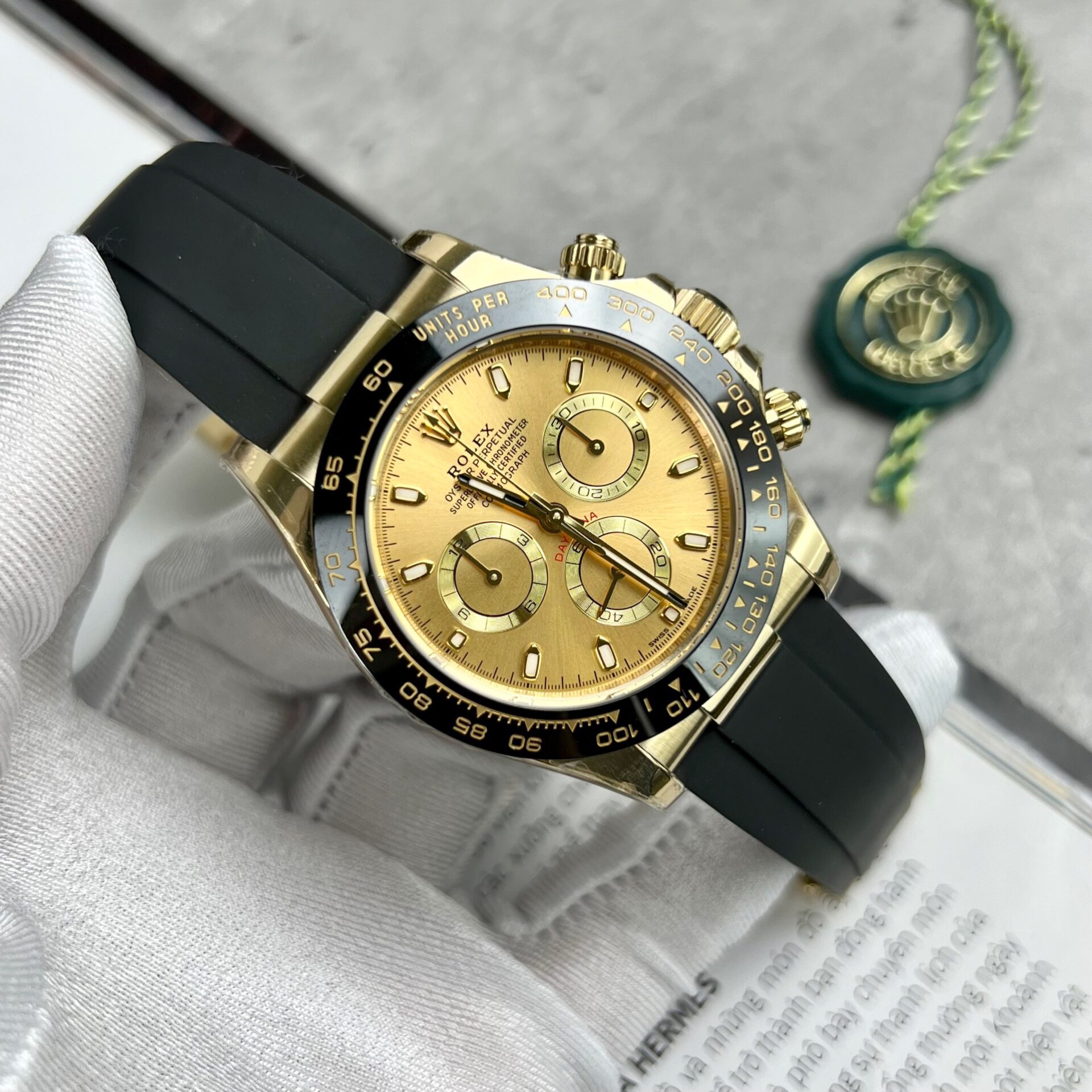 Dong-Ho-Rolex-Daytona-116518LN-Replica-11-Nha-May-BT-40mm-3.jpg Rolex Daytona 116518LN Replica 1:1 Watch Yellow Gold Dial BT Factory 40mm - Image 1