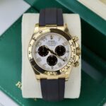 Rolex Daytona 116519 White Dial Replica Watches 18K Gold Wrapped Clean Factory 40mm - Image 2