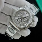 Rolex Daytona 126500 Copies Watch Diamonds Moissanite Custom 40mm - Image 3