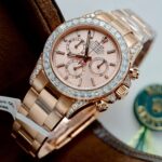 Rolex Daytona 126595TBR Replica Watch Custom Gold Wrapped And Moissanite Diamonds 40mm - Image 3