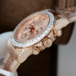 Rolex Daytona 126595TBR Replica Watch Custom Gold Wrapped And Moissanite Diamonds 40mm - Image 7