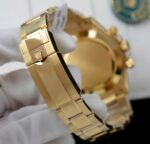Rolex Daytona 126598TRU Replica Watches Custom Gold Wrapped + Ruby + Diamonds Moissanite 40mm - Image 9