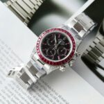 Rolex Best Replica Watch Daytona 126599TRU Custom Ruby Red Baguette 40mm - Image 3