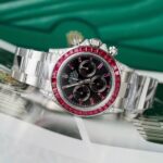 Rolex Best Replica Watch Daytona 126599TRU Custom Ruby Red Baguette 40mm - Image 4