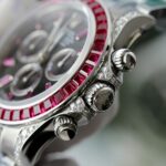 Rolex Best Replica Watch Daytona 126599TRU Custom Ruby Red Baguette 40mm - Image 8