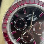 Rolex Daytona 126599TRU Replica Watch 18K Solid Gold + Natural Ruby + Natural Diamonds Custom 40mm - Image 6