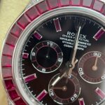 Rolex Daytona 126599TRU Replica Watch 18K Solid Gold + Natural Ruby + Natural Diamonds Custom 40mm - Image 5