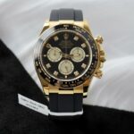 Rolex Daytona Replica Watch Custom 18K Gold Wrapped Movement Calibre 4131 40mm - Image 2