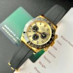 Rolex Daytona Best Replica Watch Gold Wrapped Custom 40mm - Image 2