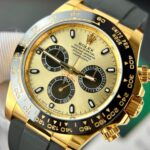 Rolex Daytona Best Replica Watch Gold Wrapped Custom 40mm - Image 5