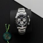 Rolex Daytona Replica Watch Dial Mother Of Pearl Custom Moissanite Diamonds 40mm - Image 2