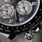 Rolex Daytona Replica Watch Dial Mother Of Pearl Custom Moissanite Diamonds 40mm - Image 7