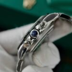 Rolex Daytona Replica Watch Dial Mother Of Pearl Custom Moissanite Diamonds 40mm - Image 8