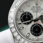 Rolex Daytona Replica Watch Dial Meteorite Custom Diamonds Moissanite Baguette 40mm - Image 5