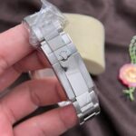 Rolex Daytona Replica Watch Custom 18K Solid White Gold Baguette Diamonds 40mm - Image 10