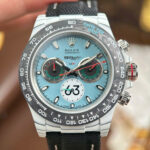 Rolex Daytona DiW Ferrari Tiffany Dial Replica Watches White Carbon Super Light 40mm - Image 4