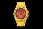 Rolex Daytona Diw Carbon Fiber Volcano Yellow Luxury Fake Watches Best Quality 40mm