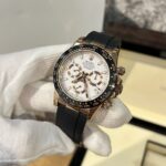 Rolex Daytona Replica Watch White Dial Rubber Strap BT Factory 40mm - Image 3