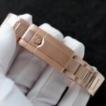 Rolex Daytona Dial Black Copies Watches Gold Wrapped + Diamonds Moissanite Baguette 40mm - Image 10