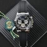 Rolex Replica Watch Daytona Dial Mother Of Pearl & Moissanite Diamonds Custom 40mm - Image 2