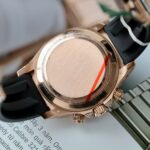 Rolex Daytona Best Clone Watches 18K Gold Wrapped + Diamonds Moissanite Baguette 40mm - Image 10