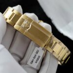 Rolex Daytona Meteorite Dial Copies Watch Gold Wrapped + Moisanite Baguette 40mm - Image 11