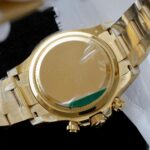 Rolex Daytona Meteorite Dial Copies Watch Gold Wrapped + Moisanite Baguette 40mm - Image 10