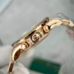 Rolex Daytona Rainbow 116595RBOW Best Replica Watch Gold Wrapped Moissanite Diamond 40mm - Image 7