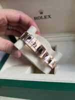 Rolex Daytona Rainbow Replica Watch Gold Wrapped Moissanite TW 40mm - Image 8