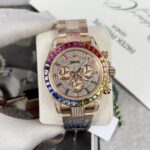 Rolex Daytona Rainbow Best Replica Watch Full Diamond 40mm