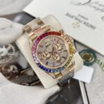 Rolex Daytona Rainbow Best Replica Watch Full Diamond 40mm - Image 2