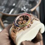 Rolex Fake Watch Daytona Rainbow Black Dial TW Factory 40mm - Image 4