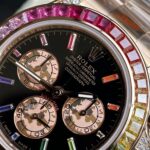 Rolex Fake Watch Daytona Rainbow Black Dial TW Factory 40mm - Image 7