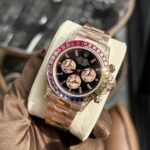 Rolex Fake Watch Daytona Rainbow Black Dial TW Factory 40mm - Image 3
