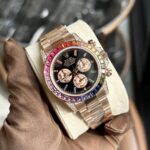 Rolex Fake Watch Daytona Rainbow Black Dial TW Factory 40mm - Image 2