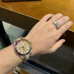 Rolex Daytona Rainbow Replica 1:1 Watch With Full Diamonds 40mm - Image 6