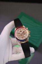 Rolex Daytona Rainbow Copies Watch Rubber Strap MS Factory 40mm - Image 3