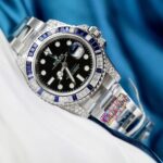 Rolex GMT-MASTER II 116759SARU Knock Off Watches Moissanite Diamonds Custom Clean Factory 40mm - Image 4
