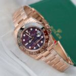 Rolex GMT-Master II 126715CHNR Replica Watch Rose Gold Tiger Eye Stone Dial 40mm - Image 3