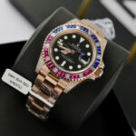 Rolex GMT-Master II 126755 SARU Replica Watches 18K Gold Wrapped Custom 41mm - Image 3