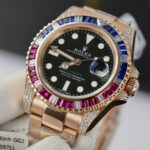 Rolex GMT-Master II 126755 SARU Replica Watches 18K Gold Wrapped Custom 41mm - Image 5