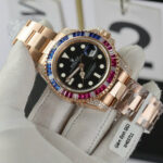 Rolex GMT-Master II 126755 SARU Replica Watches 18K Gold Wrapped Custom 41mm - Image 4