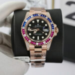 Rolex GMT-Master II 126755 SARU Replica Watches 18K Gold Wrapped Custom 41mm - Image 2