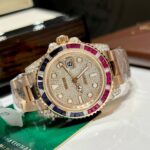 Rolex GMT-Master II 126755 SARU Replica Watch Gold Wrapped Sapphire 41mm - Image 3
