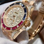 Rolex GMT-Master II 126755 SARU Replica Watch Gold Wrapped Sapphire 41mm - Image 6