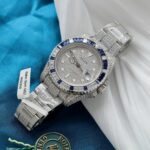 Rolex GMT-Master II Replica Watch Sapphire + Diamonds Moissanite 40mm - Image 4