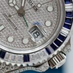 Rolex GMT-Master II Replica Watch Sapphire + Diamonds Moissanite 40mm - Image 8