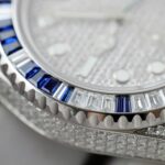 Rolex GMT-Master II Replica Watch Sapphire + Diamonds Moissanite 40mm - Image 9