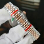 Rolex Lady-DateJust Women Replica Watch Chocolate Dial Jubilee Strap 28mm - Image 9