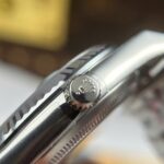 Rolex Land-Dweller 127236 Luxury Imitation Watches Ice Blue Dial Honeycomb Pattern 36mm - Image 6